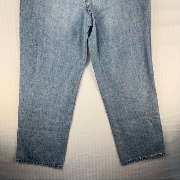 Blanc NYC The Baxter Denim Jeans Light Wash Women’s Size 6 Ribcage Straight Leg - Picture 7 of 8